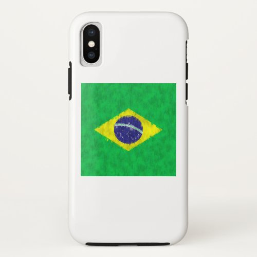 Brazil Oil Painting Drawing iPhone X Case