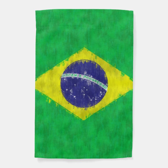 Brazil Oil Painting Drawing Garden Flag (Front)