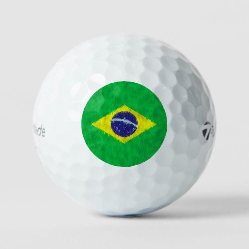 Brazil Oil Painting Drawing Golf Balls