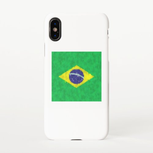 Brazil Oil Painting Drawing iPhone XS Case