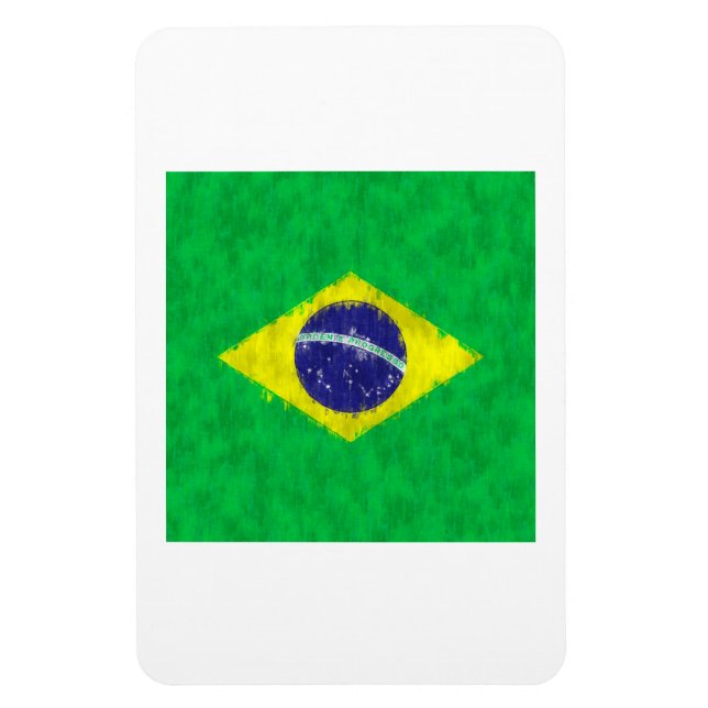 Brazil Oil Painting Drawing Magnet (Vertical)
