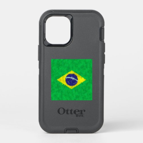 Brazil Oil Painting Drawing OtterBox Defender iPhone 12 Mini Case