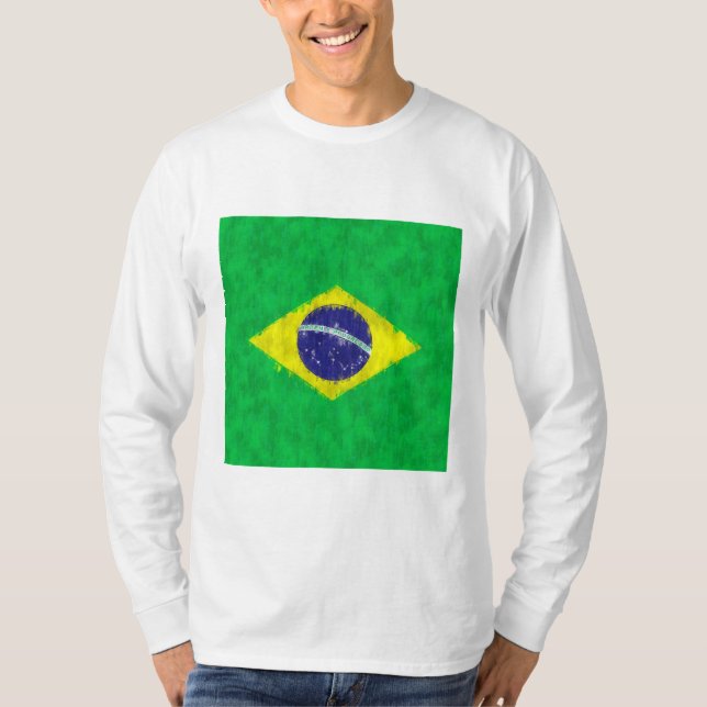 Brazil Oil Painting Drawing T-Shirt (Front)