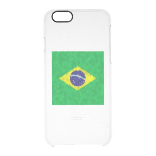 Brazil Oil Painting Drawing Clear iPhone 66S Case