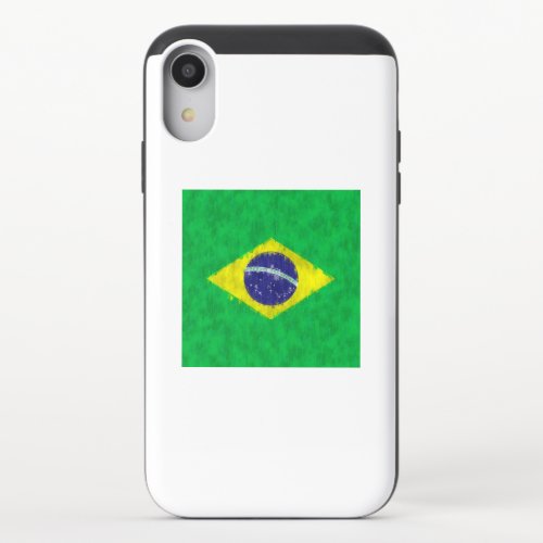 Brazil Oil Painting Drawing iPhone XR Slider Case