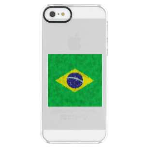 Brazil Oil Painting Drawing Clear iPhone SE/5/5s Case