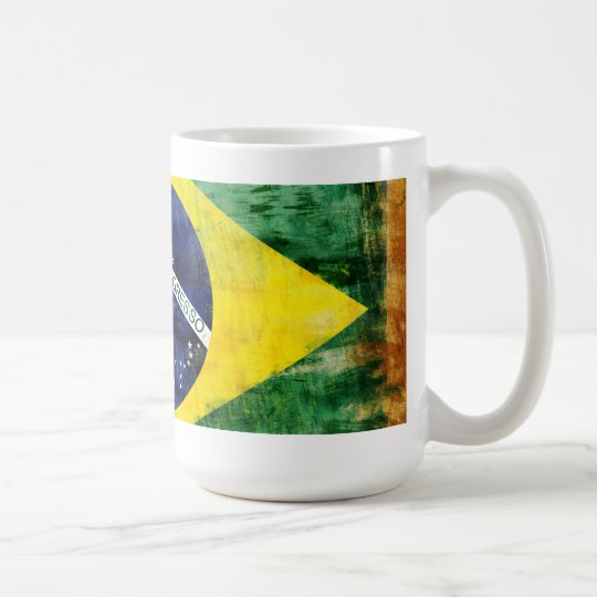 Brazil old flag coffee mug