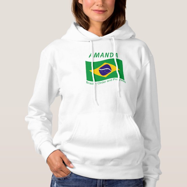 Brazil - Order and Progress Hoodie (Front)