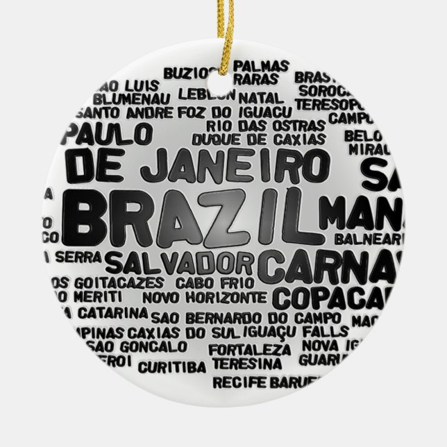BRAZIL Ornament (Front)