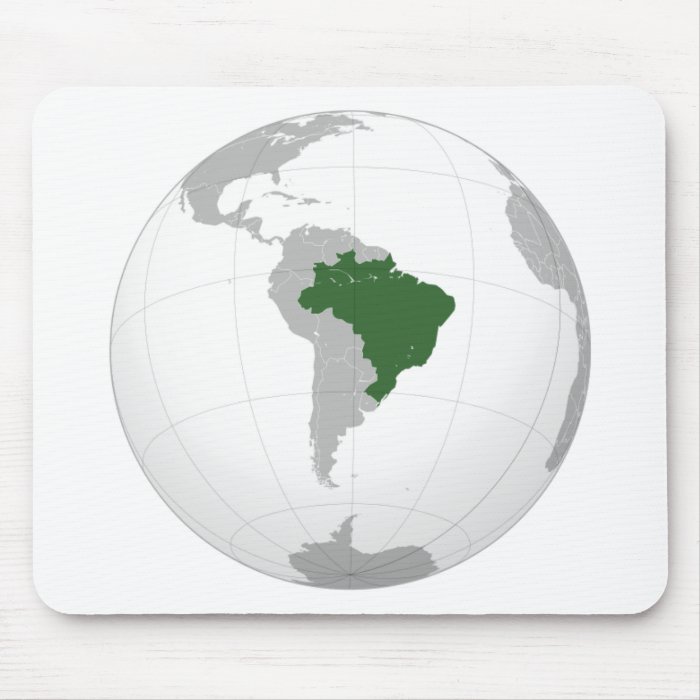 Brazil (orthographic projection) mouse mats