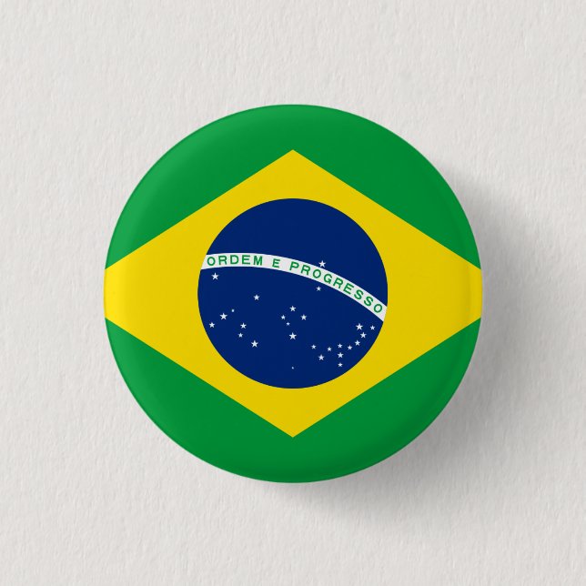 Brazil Pinback Button (Front)