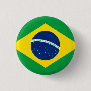 Brazil Pinback Button