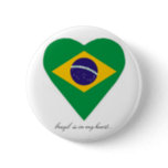 BRAZIL PINBACK BUTTON