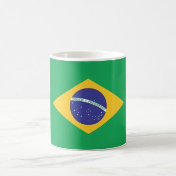 Brazil Plain Flag Coffee Mug by representshop at Zazzle