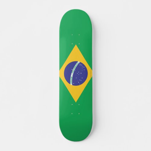 Brazil Plain Flag Skateboard Deck