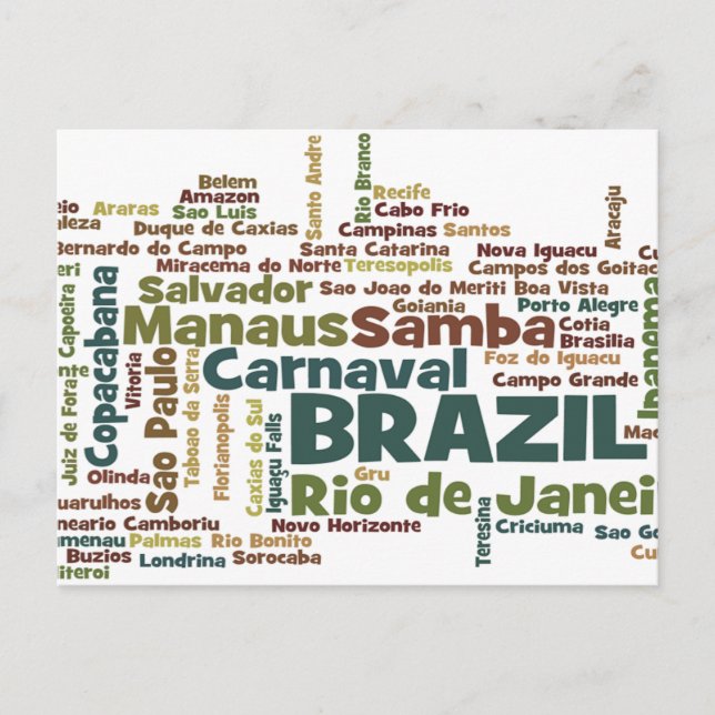 BRAZIL Postcard (Front)