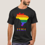 Brazil Pride LGBT Gay Pride Month Lesbian Unisex T-Shirt