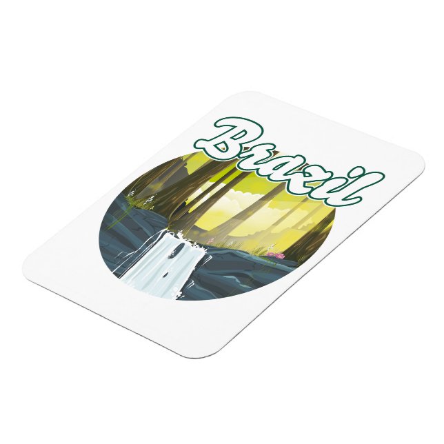 Brazil Rainforest logo Magnet (Left Side)