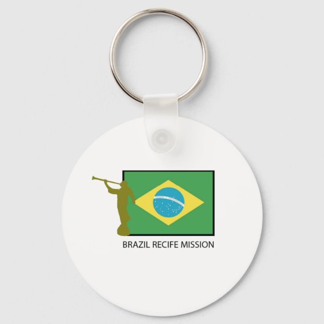 BRAZIL RECIFE MISSION LDS KEYCHAIN (Front)