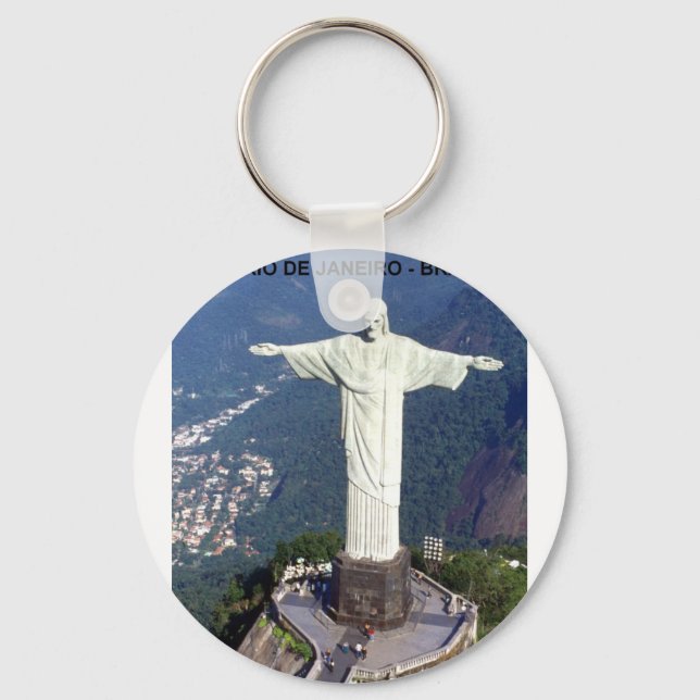 Brazil Rio De Janeiro christ (St.K.) Keychain (Front)