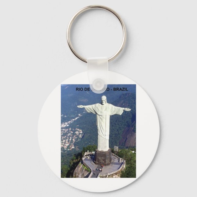 Brazil Rio De Janeiro christ (St.K.) Keychain (Front)