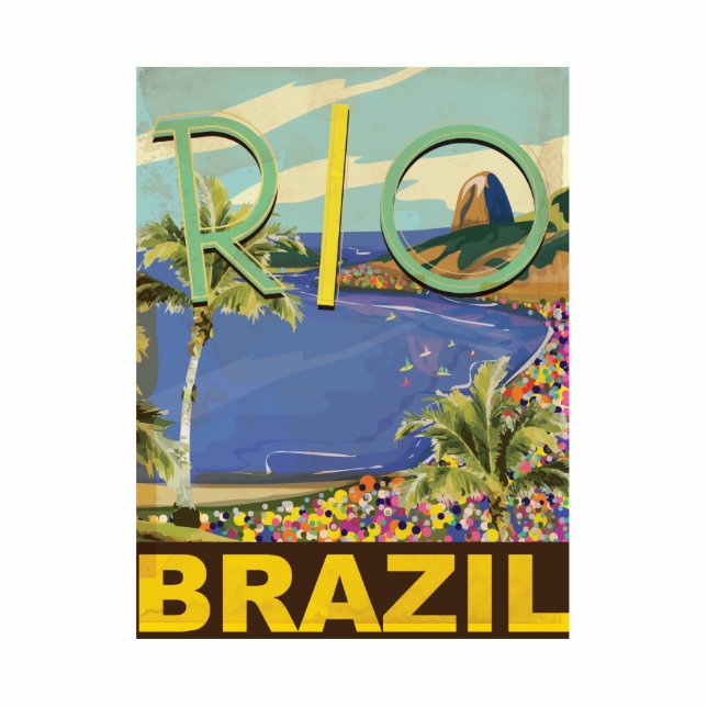 Brazil - Rio De Janeiro Cutout (Front)