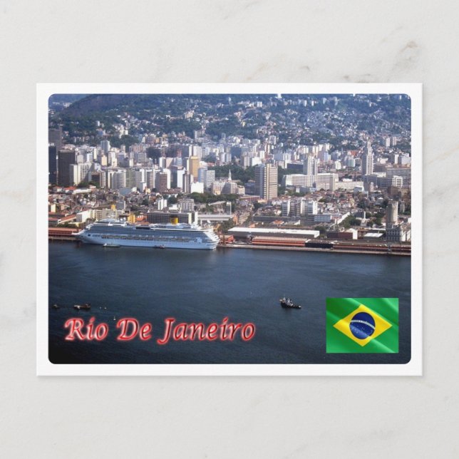 Brazil - Rio De Janeiro - Harbour - Postcard (Front)