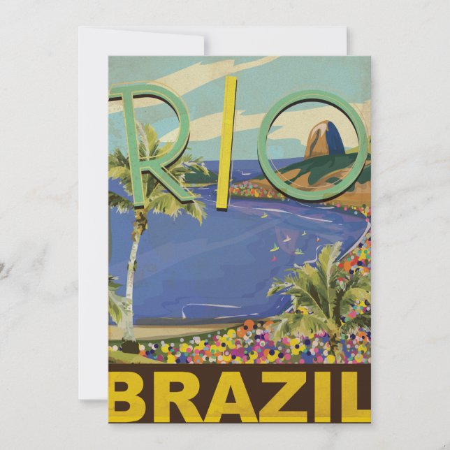 Brazil - Rio De Janeiro Invitation (Front)