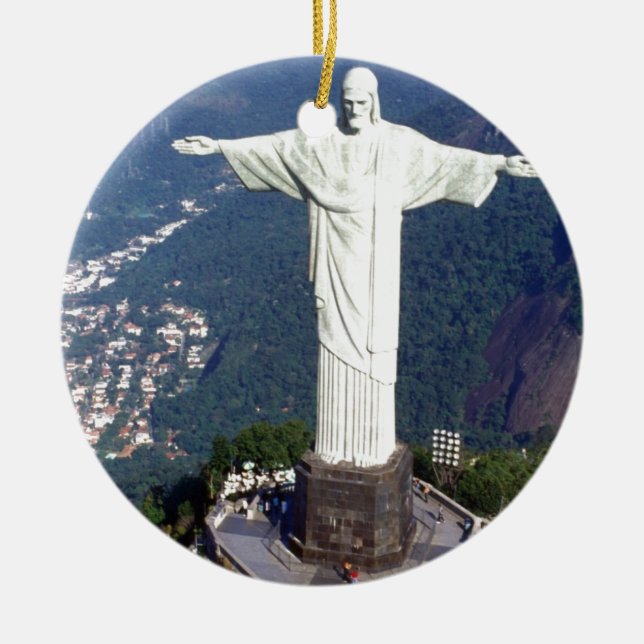 Brazil Rio De Janeiro Jesus (new) (St.K) Ceramic Ornament (Front)