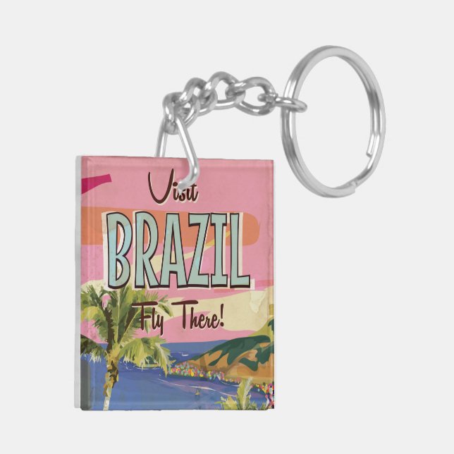 Brazil - Rio De Janeiro Keychain (Back Left)