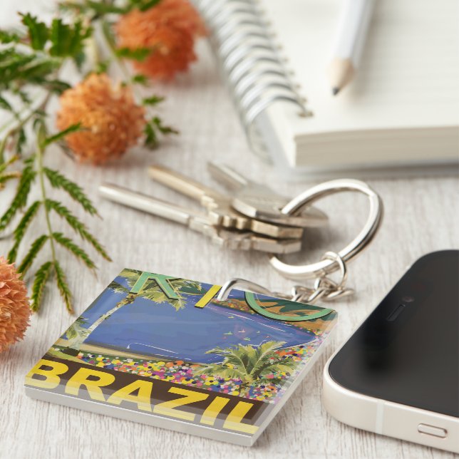 Brazil - Rio De Janeiro Keychain (Front Right)