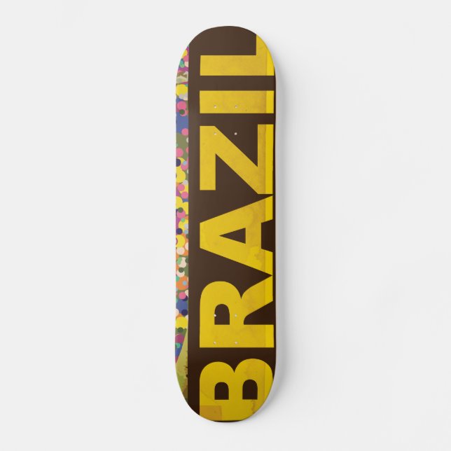 Brazil - Rio De Janeiro Skateboard Deck (Front)