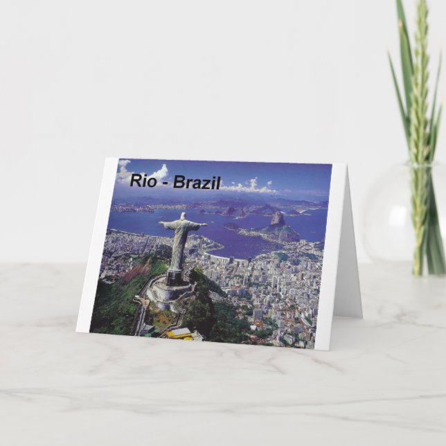 Brazil Rio De Janeiro (St.K.) Holiday Card (Front)