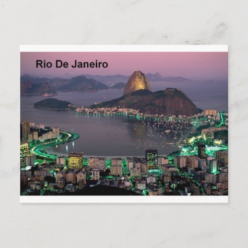 Brazil Rio De Janeiro Sugar Loaf Mountain StK Postcard