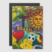 Brazil Rio de Janiero Sun Travel Colorful Art (Front/Back)