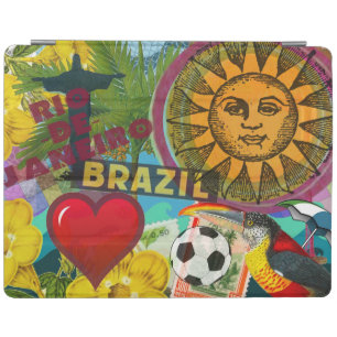 Brazil Rio de Janiero Sun Travel Colorful Art iPad Smart Cover