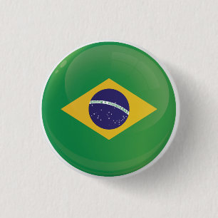 Brazil  Round Icon Flag Button