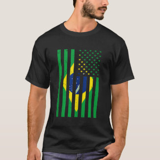 Brazil Shirt Brasil Soccer USA America Flag Jersey