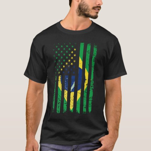Brazil Shirt Brasil Soccer USA America Flag Jersey