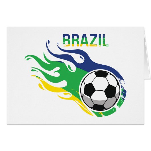 Brazil Soccer Ball (Front Horizontal)