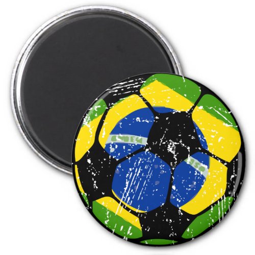 Brazil Soccer Ball Magnets