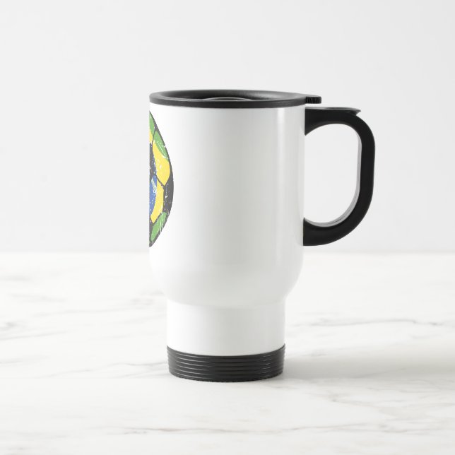 Brazil Soccer Ball Mug (Right)