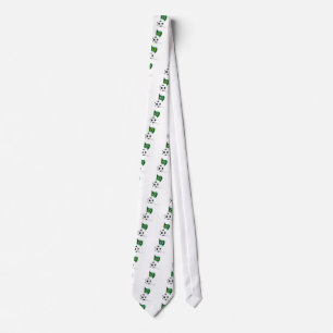 brazil soccer ball neck tie