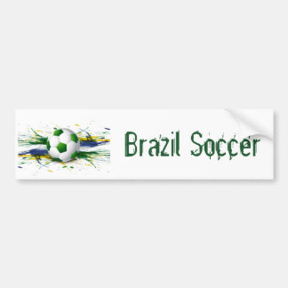 Brazil Soccer Bumper Sticker