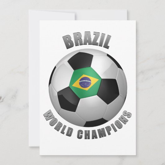 BRAZIL SOCCER CHAMPIONS (Front)
