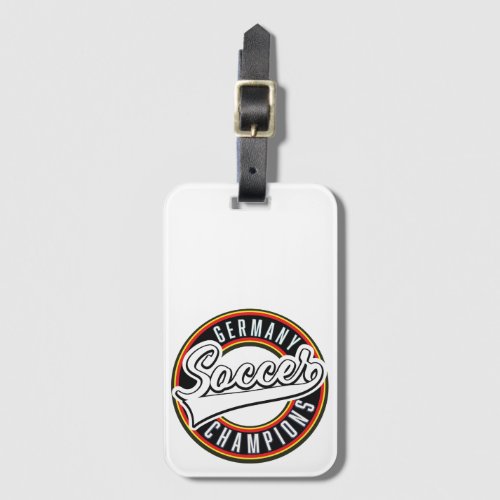 Brazil Soccer Champions Luggage Tag
