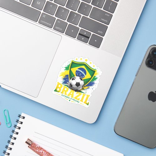 Brazil Soccer Fan Brasil Football Brazilian Futbol Sticker