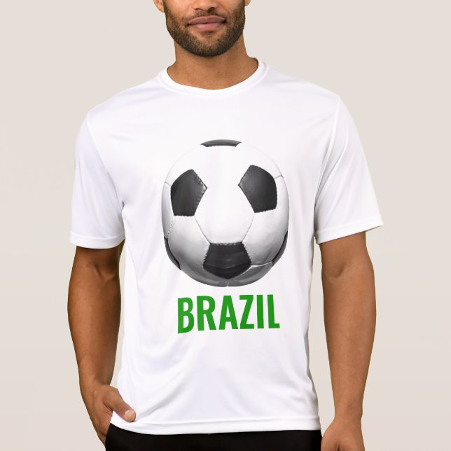 Brazil Soccer Football T-Shirt (Front)