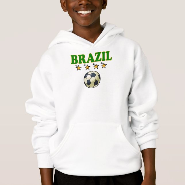 Brazil Soccer Hoodie (Front)