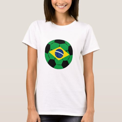 Brazil Soccer Jersey Football Brazilian Flag T_Shi T_Shirt